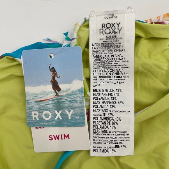 ROXY Swimsuit Size Small Retro Revo One Piece NWT Reversible Swim Beach Surf - Picture 7 of 16